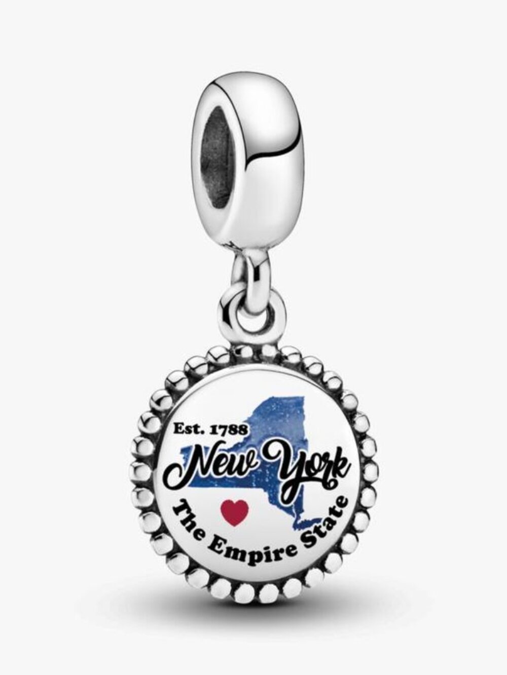 PandoraNew York State Map Dangle Charm